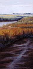 Painting: Plum Island Marsh by Beth Macy