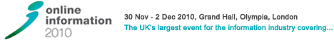Online Information 2010, London
